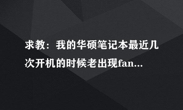 求教：我的华硕笔记本最近几次开机的时候老出现fancystart,的对话框。可烦人，怎么把它取消了啊？