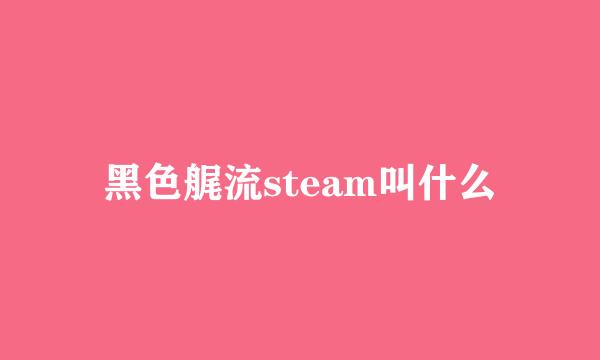 黑色艉流steam叫什么