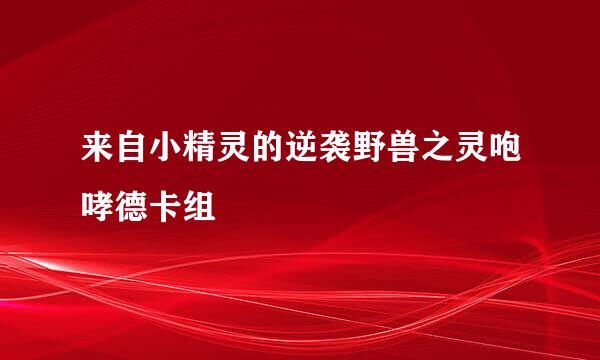 来自小精灵的逆袭野兽之灵咆哮德卡组