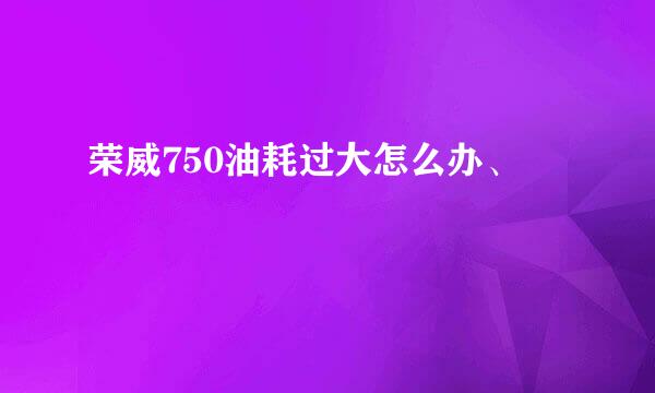 荣威750油耗过大怎么办、