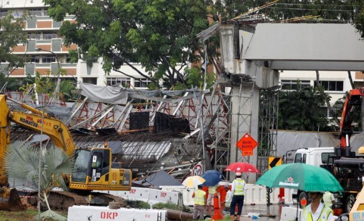 新加坡施工事故中有多少中国人伤亡？