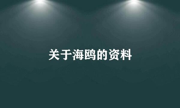 关于海鸥的资料