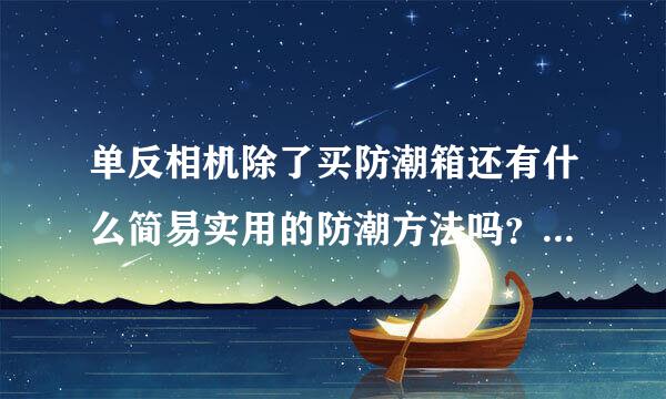 单反相机除了买防潮箱还有什么简易实用的防潮方法吗？？求指教！