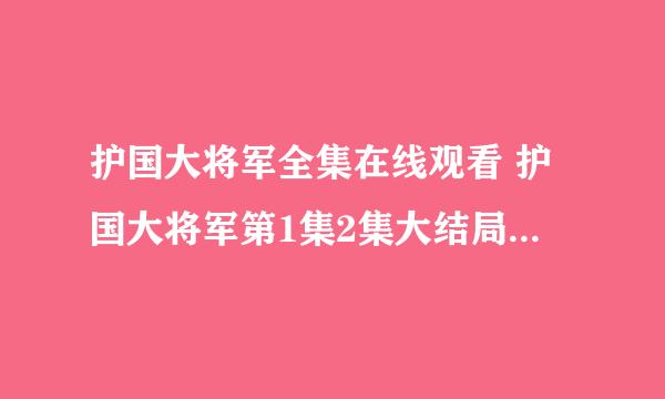 护国大将军全集在线观看 护国大将军第1集2集大结局播放　护国大将军全集视频