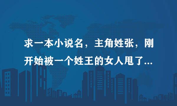 求一本小说名，主角姓张，刚开始被一个姓王的女人甩了，往后就有了很多女人，建立了家族，还建立了国家