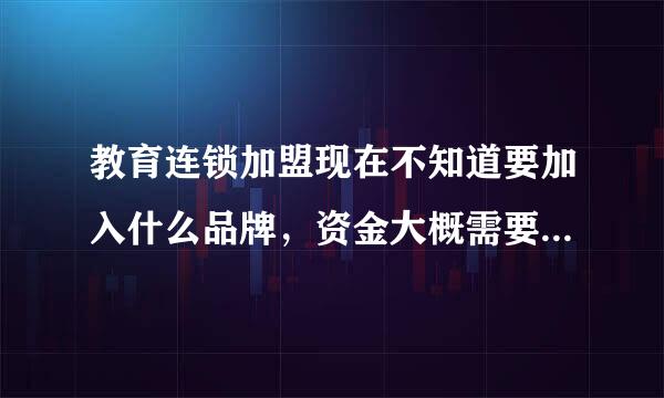 教育连锁加盟现在不知道要加入什么品牌，资金大概需要多少呢？