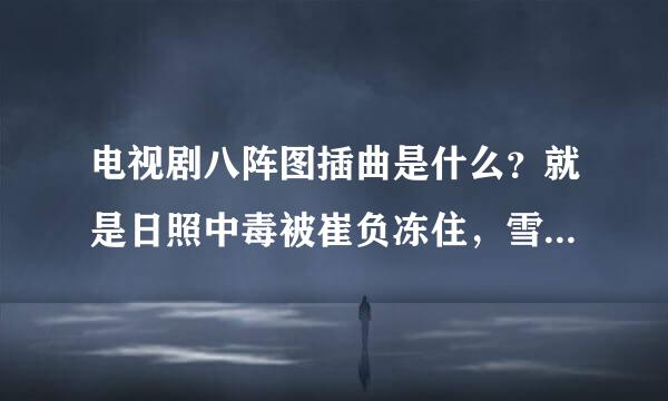 电视剧八阵图插曲是什么？就是日照中毒被崔负冻住，雪痕去看他的那段。