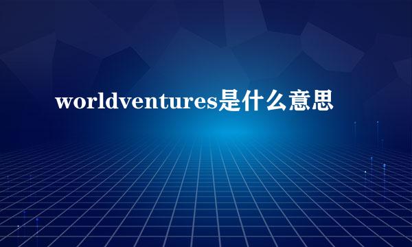 worldventures是什么意思