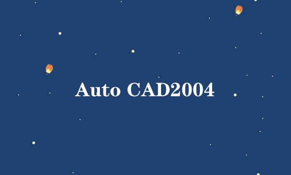 Auto CAD2004