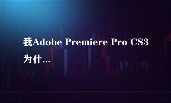 我Adobe Premiere Pro CS3为什么一放进视频就提示这个。求解。