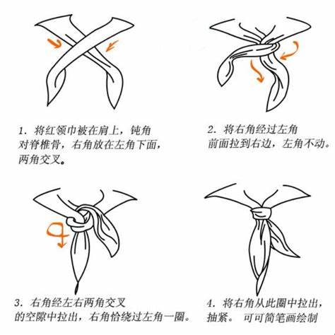 红领巾怎么系