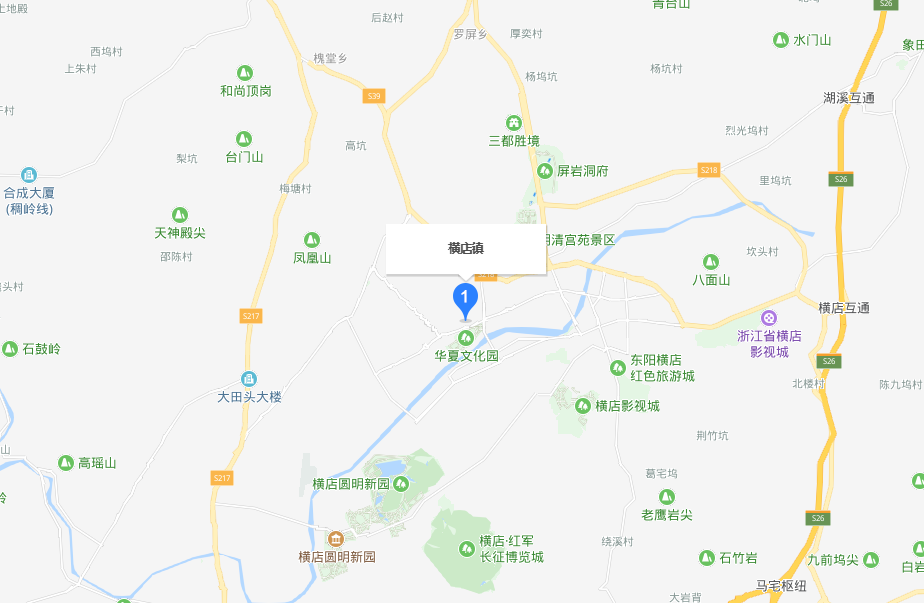 横店是属于哪个区市