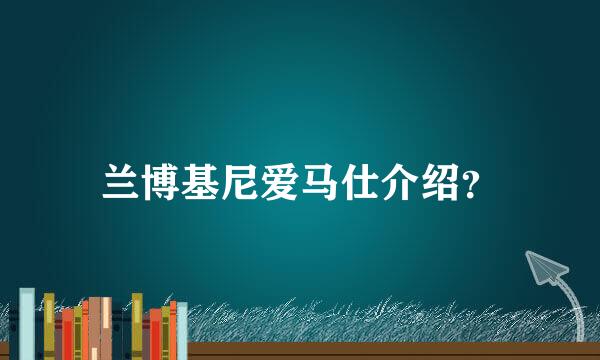 兰博基尼爱马仕介绍？