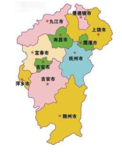 江西九江市共青城属于哪个县