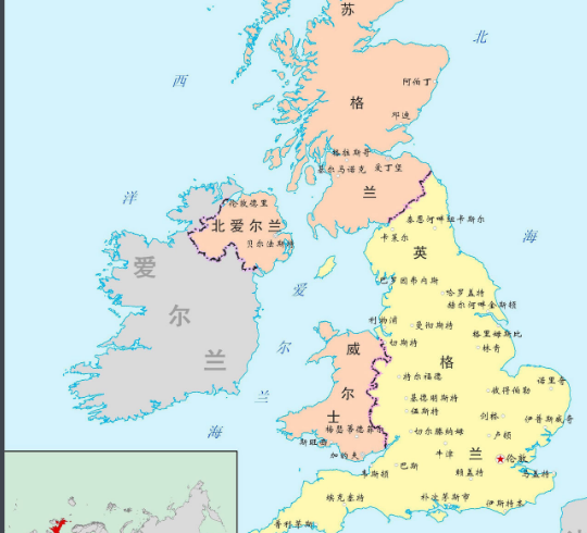 英国的地理位置特征