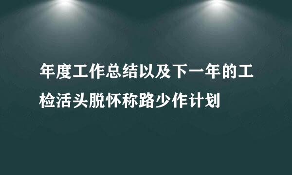 年度工作总结以及下一年的工检活头脱怀称路少作计划