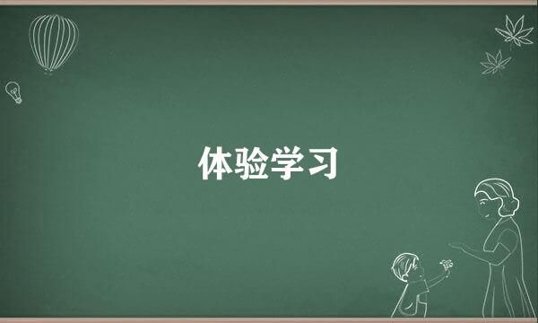 体验学习