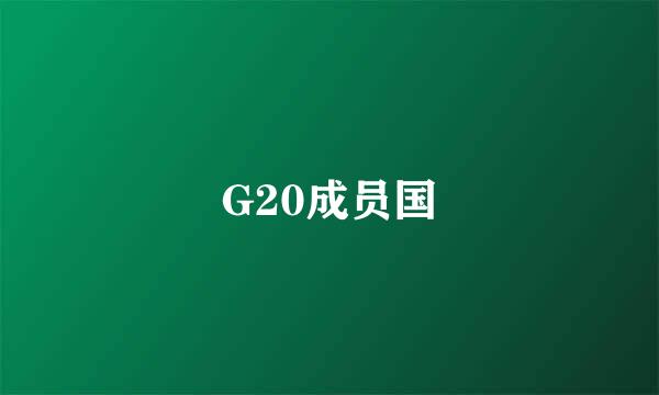 G20成员国