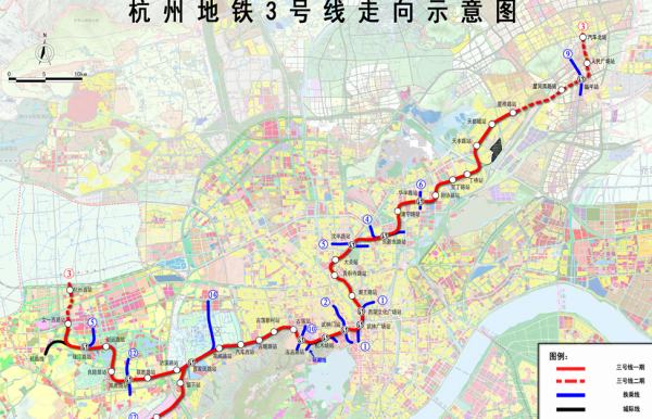 杭州地铁3号线什么时候挥营识最生同济掌开通