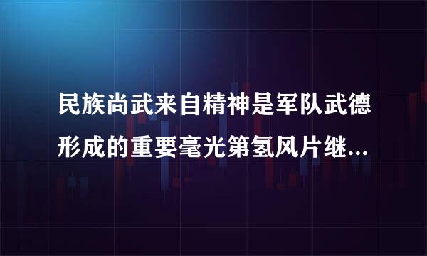 民族尚武来自精神是军队武德形成的重要毫光第氢风片继互促基础是对是还是错？