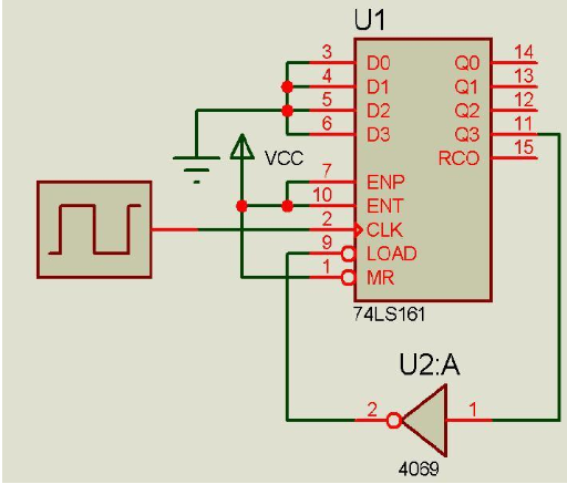 74ls161引脚图及功能是什么？