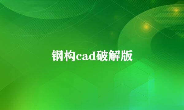 钢构cad破解版