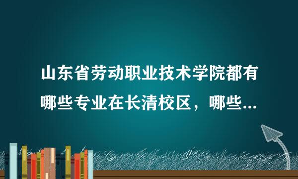 山东省劳动职业技术学院都有哪些专业在长清校区，哪些专业在市来自里？