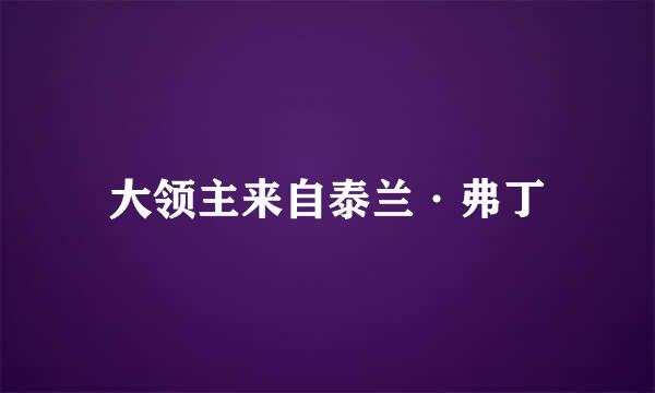 大领主来自泰兰·弗丁