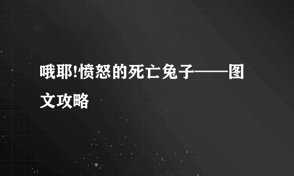 哦耶!愤怒的死亡兔子——图文攻略