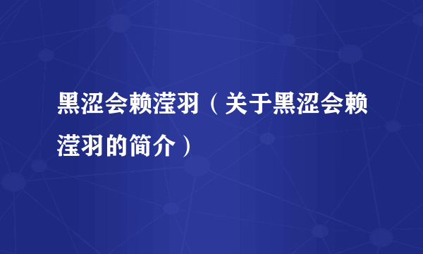 黑涩会赖滢羽（关于黑涩会赖滢羽的简介）