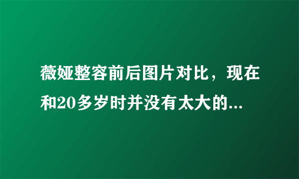 薇娅整容前后图片对比，现在和20多岁时并没有太大的区别-飞外网