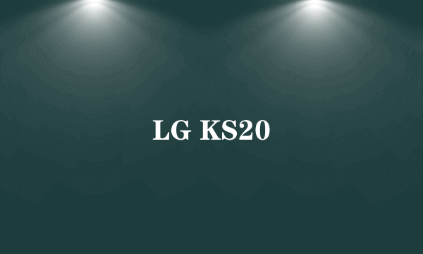 LG KS20