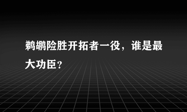 鹈鹕险胜开拓者一役，谁是最大功臣？