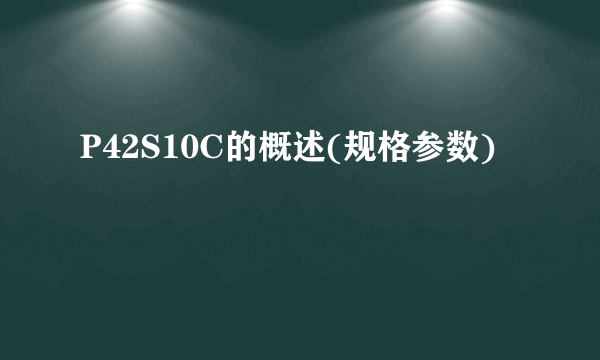 P42S10C的概述(规格参数)