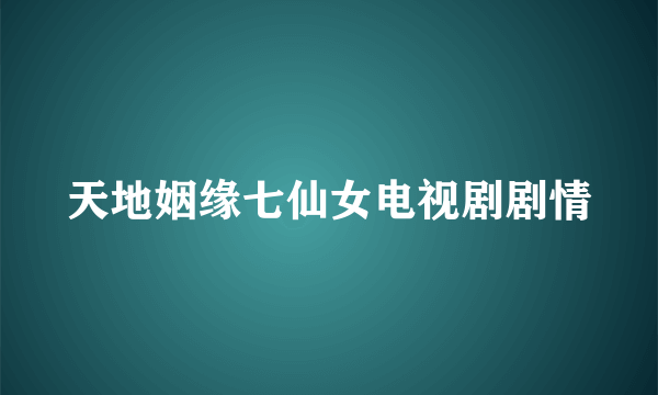 天地姻缘七仙女电视剧剧情