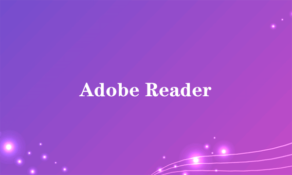 Adobe Reader