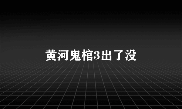 黄河鬼棺3出了没