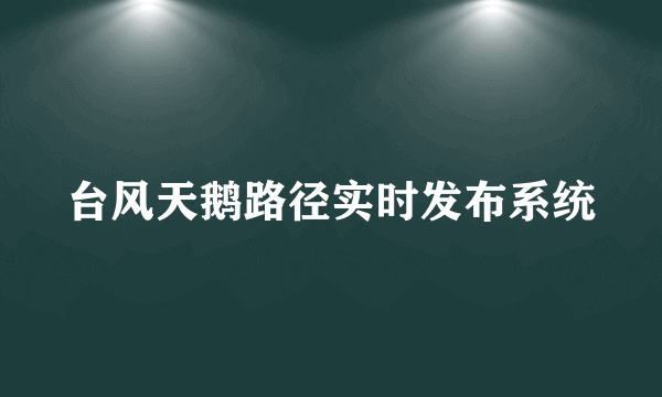 台风天鹅路径实时发布系统