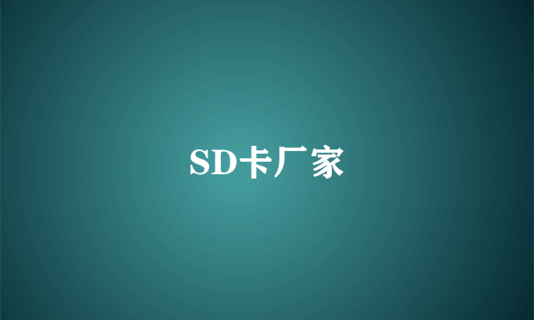 SD卡厂家