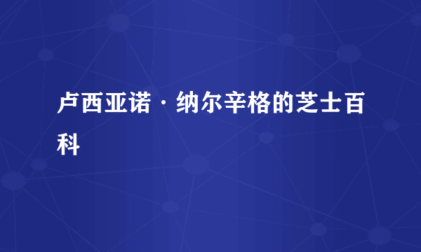 卢西亚诺·纳尔辛格的芝士百科