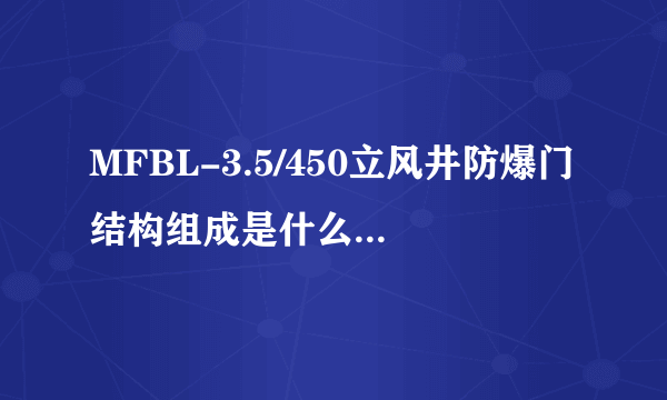 MFBL-3.5/450立风井防爆门结构组成是什么，谢谢？