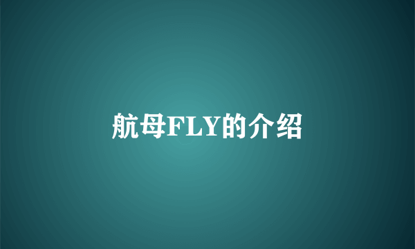 航母FLY的介绍