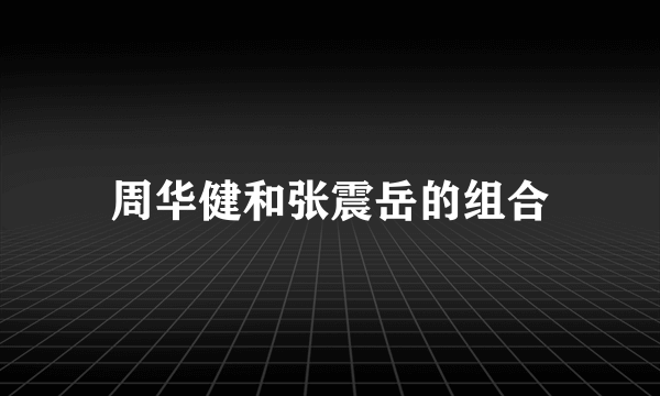 周华健和张震岳的组合