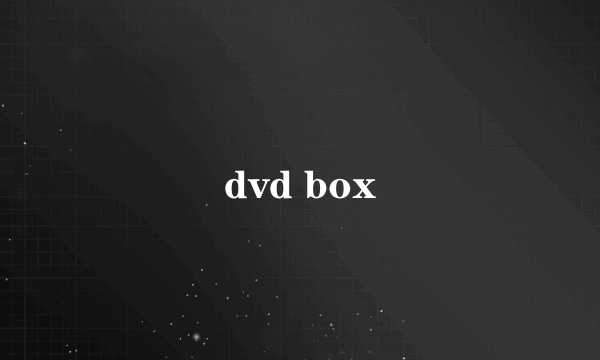 dvd box